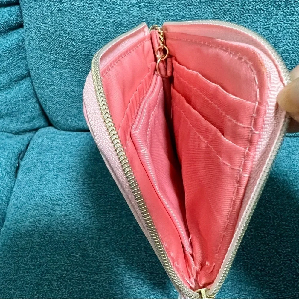 My Melody Sanrio Pink/White Leather Credit Cards Purse/Case